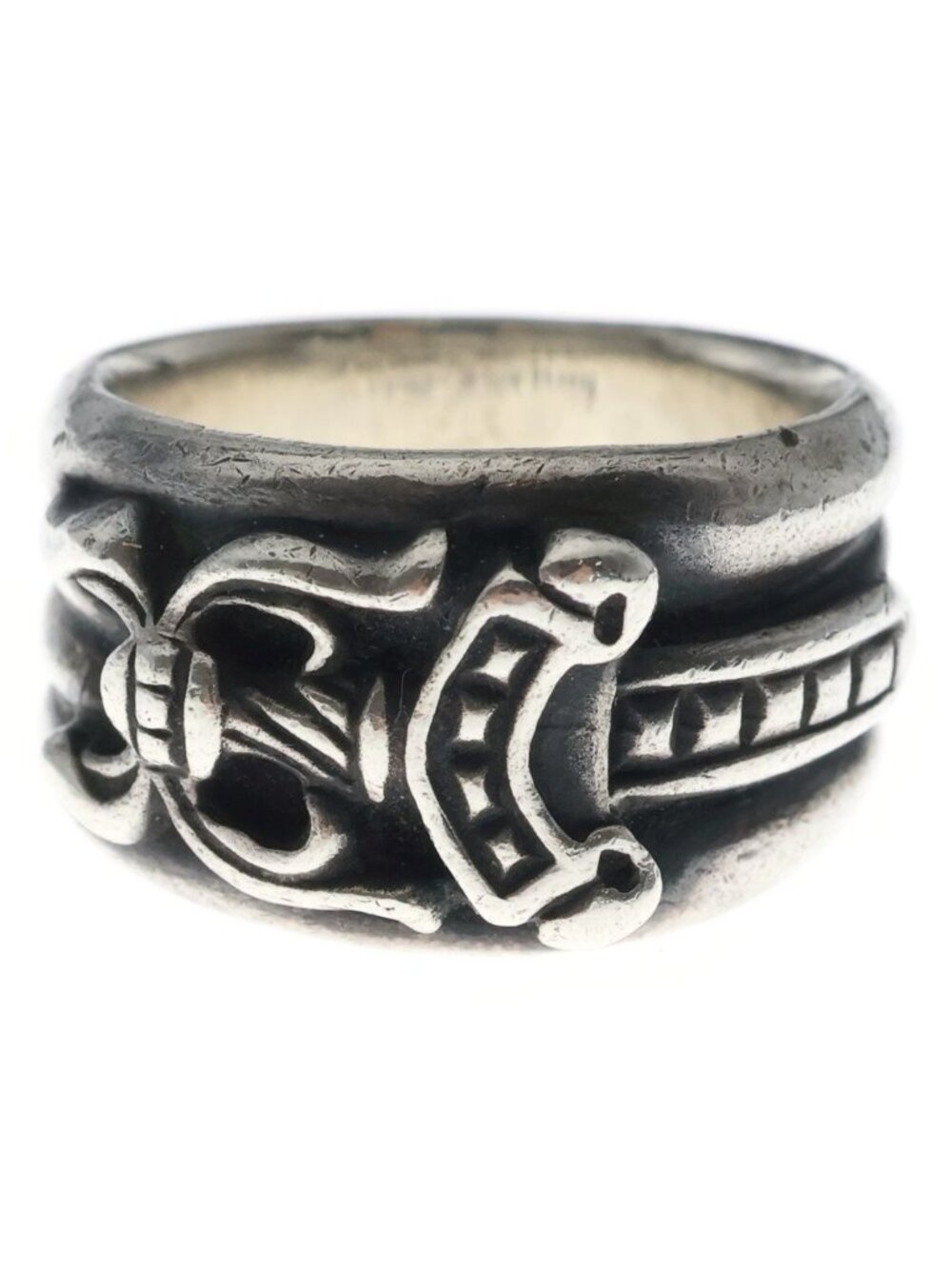 Chrome Hearts Dagger Ring Silver